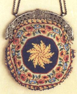Бисер. Бисерная сумочка 1830 -1840-е гг