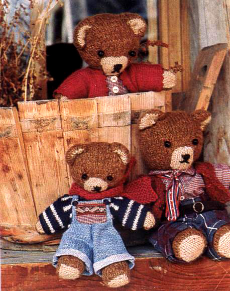 Вязание. Вязание для детей. Медведь. Вязаные игрушки. Вязаные медведи